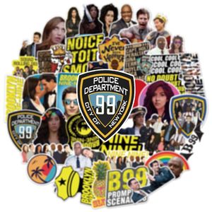 Programa de películas de TV Brooklyn <span class=keywords><strong>99</strong></span> <span class=keywords><strong>Nine</strong></span> America para Graffiti, botella, casco, nevera, pared, equipaje, pegatinas para portátil, etiqueta, 50 Uds. - Product Image 5