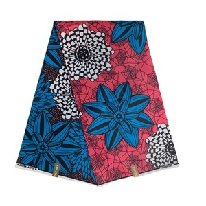 Différents motifs, <span class=keywords><strong>lot</strong></span> de tissu imprimé de cire 100% polyester, tissus style ankara africain - Product Image 2