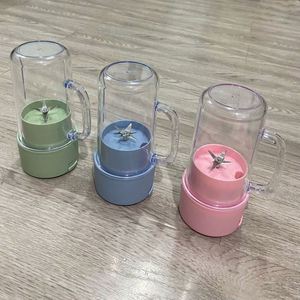 Custom Logo Electric Mini Ice Bottle Blender Home Usb 6 Blades Cup <b>Machine</b> Portable Fruit Pomegranate Juicer - Product Image 1