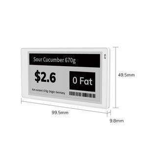 Etiquetas Electrónicas de Estante MinewTag de 3.5 Pulgadas, Tinta Electrónica, Plástico ABS, 2 Colores, Blanco y Negro, para Supermercados y Comercios - Product Image 3