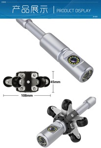 9 pouces 360 rotation Double objectif et localisateur d'objectif unique DVR vidéo industrielle vidange <span class=keywords><strong>plomberie</strong></span> tuyau inspection égout vidange caméra - Product Image 6