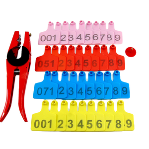 Attrezzatura per Allevamento Identificazione Animali <span class=keywords><strong>Domestici</strong></span> Etichette per Orecchie di Pecore Suini Maiali Bovini Mucche - Product Image 4