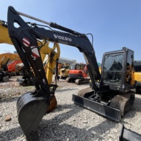Excavadora Pequeña Usada Volvo EC60D de Alta Calidad, Precio de Fábrica, 6 Toneladas, Motor Original, Bajo Número de Horas