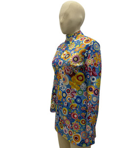 Costume da Donna Anni '70 per <span class=keywords><strong>Halloween</strong></span>, Stile Hippie Psichedelico, Vintage Floreale a Maniche Lunghe per Carnevale, Danza, Feste a Tema Estremo Oriente - Product Image 6