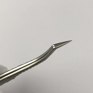 Precision, comfortable, and easy-to-use stainless steel tweezers for eyelash <b>extensions</b>, <b>nail</b> art, and lash grafting; versatile - Product Image 3