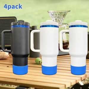 Paquete de 4 Vasos Térmicos de Acero Inoxidable Azul de 40 oz con Aislamiento al Vacío de Doble Pared para Viajes y Actividades al Aire Libre, Envío desde Almacén en EE. UU. - Product Image 5