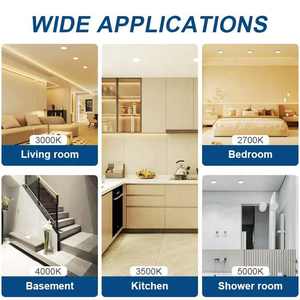4 inch màu lựa chọn 3cct <span class=keywords><strong>LED</strong></span> recessed Trần xuống Bảng điều chỉnh ánh sáng <span class=keywords><strong>LED</strong></span> nồi ánh sáng Downlight potlight với hộp nối - Product Image 4