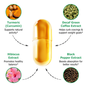 Cápsulas de Apoyo al Control de Peso OEM para Mujeres, Control del Apetito, Bienestar Metabólico, Salud Intestinal, Aumento de Energía - Product Image 5