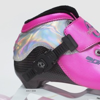 Patins à roues alignées de course en fibre de carbone à double couche, à extension complète, bien conçus, 125 mm, 110 mm, 100 mm, professionnels et légers