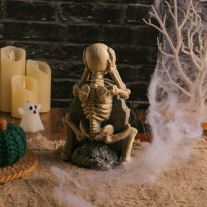 Witt Halloween Fantôme Homme <span class=keywords><strong>Pierre</strong></span> <span class=keywords><strong>tombale</strong></span> Décoration Fantôme Festival Horreur <span class=keywords><strong>Pierre</strong></span> <span class=keywords><strong>tombale</strong></span> Ne pas écouter Table Résine Artisanat - Product Image 4
