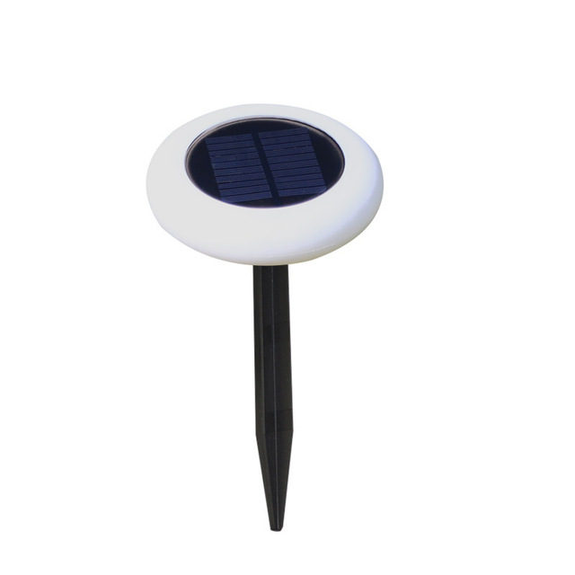 Outdoor Garden Solar Ground Light 8 Color Lawn Garden Walkway Disk Underground Lamp Bright Waterproof Led Solar Light