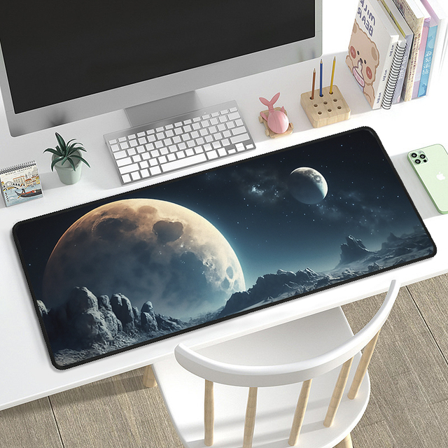 Custom Gaming Mouse Pad Natural Rubber Environmentally Friendly Degradable Material Sublimation Printed Cartoon Pattern Stock