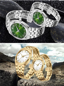 Relojes calientes para hombre, marca de lujo de alta calidad, reloj de banda de acero a la moda, reloj personalizado resistente al agua con fecha informal ultrafino de fábrica - Product Image 3