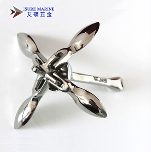 Di alta Qualità Barca All'ancora Pieghevole In Acciaio Inox 316 5.5 <span class=keywords><strong>Lb</strong></span> 2.5Kg Marine Yacht Utile - Product Image 1