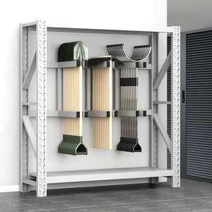 رفوف تخزين رخيصة متعددة الوظائف أرفف فولاذية متينة رفوف أصلية 4 طبقات - Product Image 4