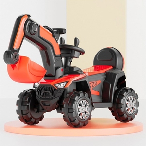 Escavatore Elettrico Cavalcabile per <span class=keywords><strong>Bambini</strong></span>, <span class=keywords><strong>Macchina</strong></span> Giocattolo da Costruzione per Ragazzi, Regalo per <span class=keywords><strong>Bambini</strong></span> - Product Image 6
