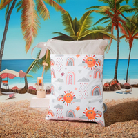 Nouveaux produits personnalisés Sac humide flexible Sac humide personnalisé réutilisable Sacs humides lavables et étanches avec marque privée