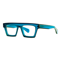 Montures de lunettes optiques carrées en acétate, anti-lumière bleue, lunettes de lecture pour diamant, légères, durables, lunettes à monture intégrale, étui à lunettes