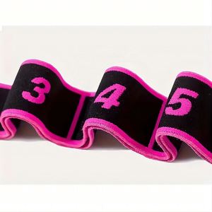 Bandas Elásticas de Nailon con Rayas y Logotipo Personalizado para Gimnasia, Yoga, Estiramiento, Fitness, Danza, Ejercicio, Jacquard - Product Image 6