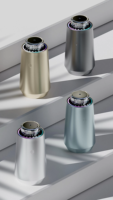 Vente Fabricant : Diffuseur de Voiture Métallique Sans Eau pour Huiles Parfumées, Contrôle Intelligent IoT, Type-C, Lumière Ambiante Colorée, Compatible Maison Intelligente