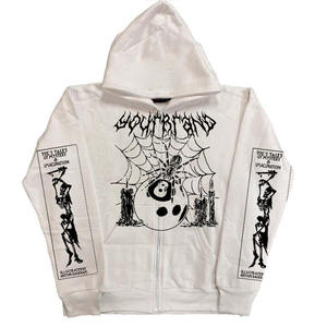 Felpa con <span class=keywords><strong>Cappuccio</strong></span> Unisex Personalizzata OEM 100% Cotone French Terry Streetwear Invernale con Tecniche <span class=keywords><strong>di</strong></span> Lavaggio e Ricamo 3D Spider-Man - Product Image 2