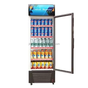 Exposição comercial refrigerador showcase bebida cerveja vertical frio bebida congelador para supermercado