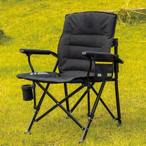 مجموعة كرسي تخييم الشاطئ المحمول للاسترخاء في الحديقة، مناسب للصيد والشواء والرحلات البرية والترفيه المنزلي والرسم في الهواء الطلق - Product Image 1