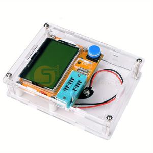 เครื่องทดสอบทรานซิสเตอร์ <span class=keywords><strong>LCR</strong></span> <span class=keywords><strong>T4</strong></span> Mega328 พร้อมเคสสำหรับวัดความต้านทาน ความจุ ไดโอด และ MOS - Product Image 1