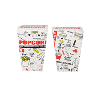 Boîtes en papier personnalisées pour hamburgers, frites frites, poulet frit, récipient d'emballage de restauration rapide