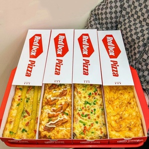 Scatola per Pizza Monoporzione Personalizzata in Cartone con Cassetto Scorrevole per <span class=keywords><strong>Asporto</strong></span> e Consegna - Product Image 4