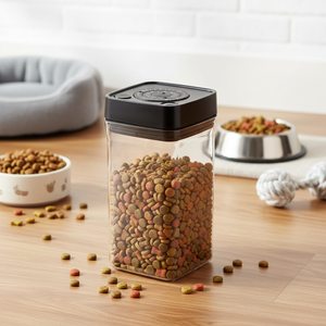 Vacare <b>Airtight</b> <b>Dog</b> <b>Food</b> Storage <b>Container</b> Combo 20LB Stackable Pet <b>Food</b> Bins Cat <b>Food</b> & <b>Dog</b> Treat Storage BPA Free Storage Jar - Product Image 5