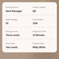 Masseur portable pour le cou et les épaules avec chaleur, intensité réglable, massage Shiatsu profond par pétrissage