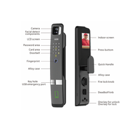Serrures de porte intelligentes 3D à combinaison de reconnaissance faciale avec poignée Tuya Digital Fingerprint Smart Door Locks