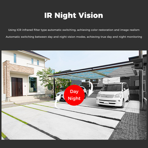 4CH 8MP 4k PoE IP <span class=keywords><strong>Camera</strong></span> dual-ánh sáng nhìn toàn cảnh 4MP ống kính kép 2.8mm <span class=keywords><strong>180</strong></span> độ góc rộng tầm nhìn ban đêm CMOS 4 kênh 4K PoE - Product Image 6