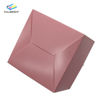 Boîte à gâteaux élégante rose carton transparent poignée de boîte à gâteaux en papier de qualité alimentaire Logo personnalisé pour l'emballage de gâteaux d'anniversaire Coffrets cadeaux sushis