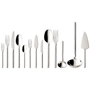 Bestikksett Diseño moderno Cubiertos 18/0 Cubiertos de <span class=keywords><strong>plata</strong></span> 75PC Acero inoxidable con caja de madera - Product Image 1