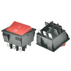 ON-OFF 6 pin high temperature TOP quality high current DPDT Rocker switch