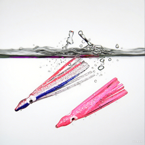 Prezzo di Fabbrica Esche Morbide da 4,2g 5,8g 6,5g 12,2g 20g in 20 Colori, Gonnellino in Gomma a Calamaro, Gonnellini Luminosi in Silicone a Calamaro per la Pesca Notturna - Product Image 3