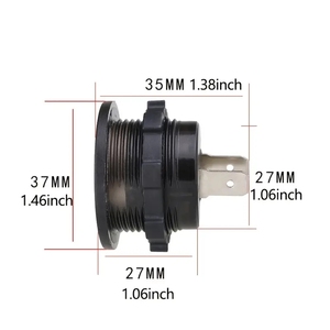 DC 12V-24V Voltímetro Impermeable LED Pantalla digital Voltaje 12V Universal LED Voltímetro digital - Product Image 3
