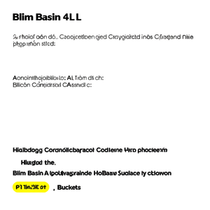 Bassin BLIM assorti (41Lt) BA001 0700 - Product Image 3