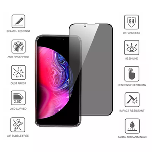 Protector de Pantalla de Vidrio Templado con Privacidad de 25 Grados y Protección ESD 9H para <span class=keywords><strong>iPhone</strong></span> 11, 14, 13, 12, 15 Pro Max - Product Image 2