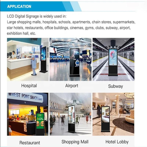 <span class=keywords><strong>Monitor</strong></span> Pubblicitario Digitale con Supporto da Pavimento CH 32 43 49 50 55 Pollici, Display Touch Screen 2K/4K con CMS Basato su Cloud per Negozi al Dettaglio - Product Image 2