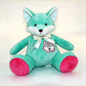 customized <b>Plush</b> Teddy Bear With Pink Bow And Embroidered Patch 51cm-99cm Soft Stuffed Animal Toy For Kids Age 3 And Above - Product Image 6