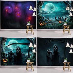 Unique Multipurpose Horror Wacky Dead Series Personnalisé Réutilisable Haute Qualité Abrasion Durable Tapisseries Halloween Présent - Product Image 5