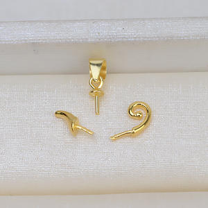 Pendentif en argent S925 de style européen et américain, chaîne de clavicule en forme de théière, baroque, composants de fabrication de pendentifs en perles DIY - Product Image 2