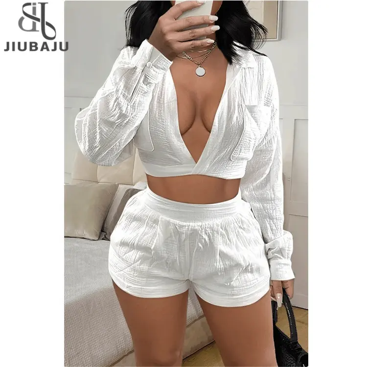 blue women knit stretch matching 2 piece crop top t shirt and square pants set women casual lounge wear outfit for women ladies