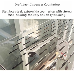 <span class=keywords><strong>Distributeur</strong></span> de bière commercial en acier inoxydable avec système de robinetterie et réfrigération électrique 220V pour fêtes - Product Image 6