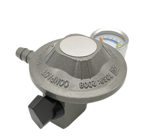 Regolatore di <span class=keywords><strong>Gas</strong></span> GPL con Contatore per Bombole da 12,5 kg, Misure <span class=keywords><strong>20mm</strong></span> e <span class=keywords><strong>22mm</strong></span>, Modello HI290B - Product Image 2