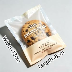 Sello Autoadhesivo Personalizado de Tres Lados con Acabado Esmerilado, BOPP, Grado Alimenticio, para Macarons, Postres, Donas, Galletas Individuales - Product Image 2