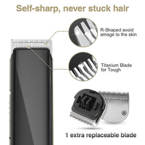 PRITECH थोक बाल क्लिपर पेशेवर IPX4 धो बैटरी इलेक्ट्रिक मेन हेयर <span class=keywords><strong>Trimmer</strong></span> - Product Image 4